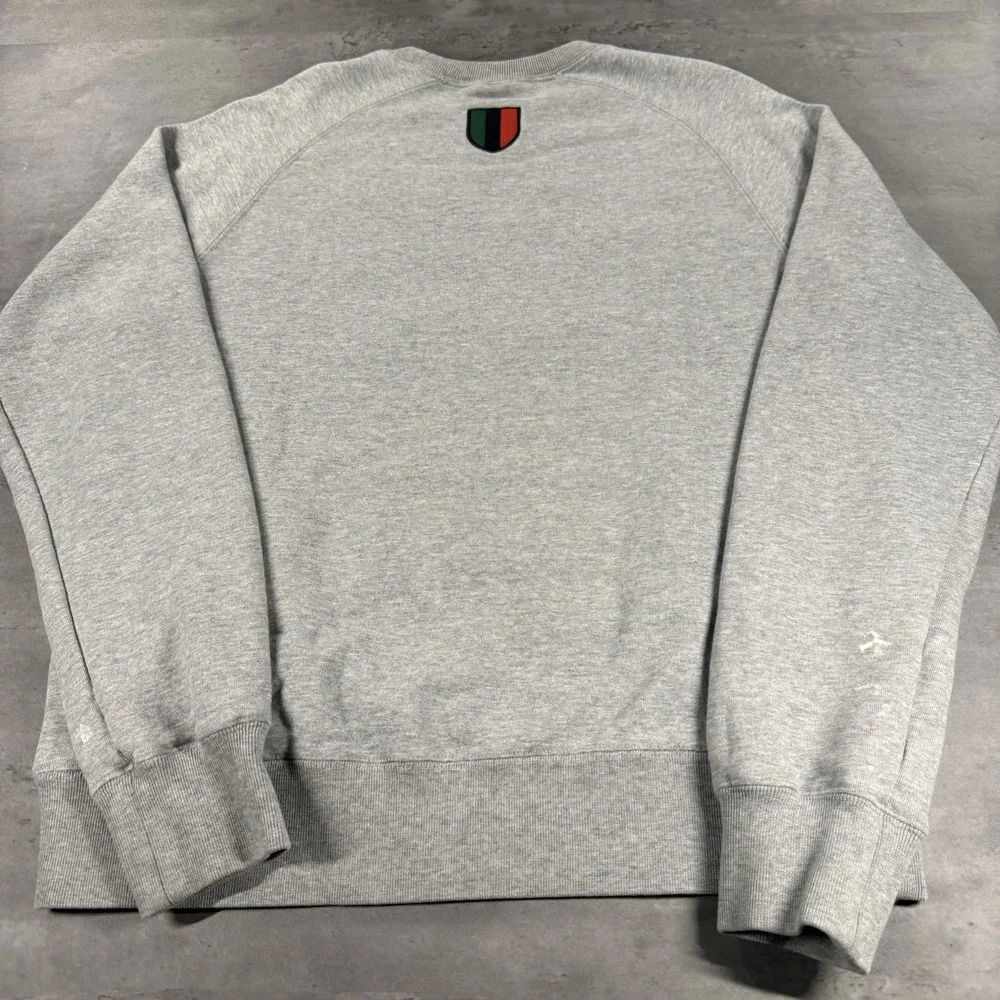 Vintage Nike Crewneck Sweatshirt Medium Gray Battle Kobe Bryant XXIV‎ Distress